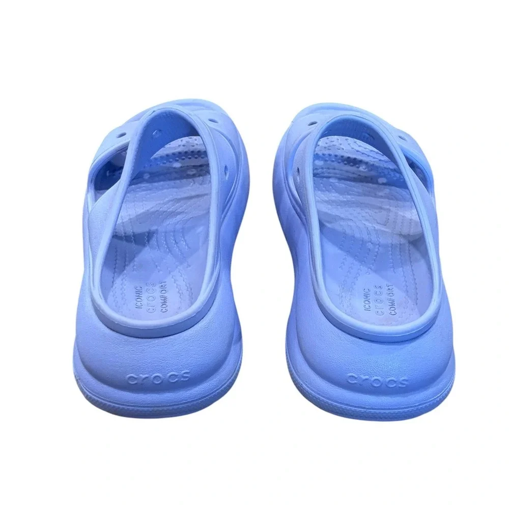 Crocs Crush Sandal Periwinkle Blue Platform Slide Womens 4 Mens 2 Chunky Comfort